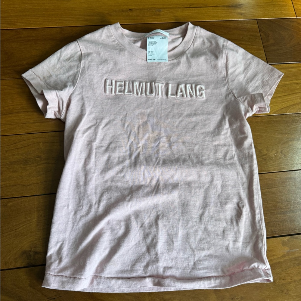 Helmut Lang - Light Pink Short Sleeve Tee